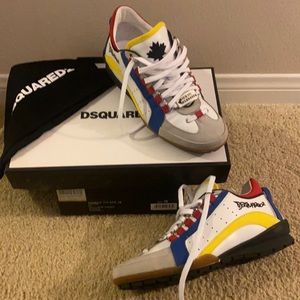 DSQUARED sneakers sz 39 authentic made in italy